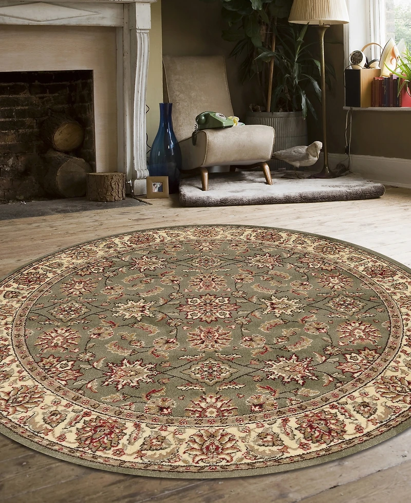 Closeout! Km Home Pesaro 1592 5'3"x5'3" Round Area Rug