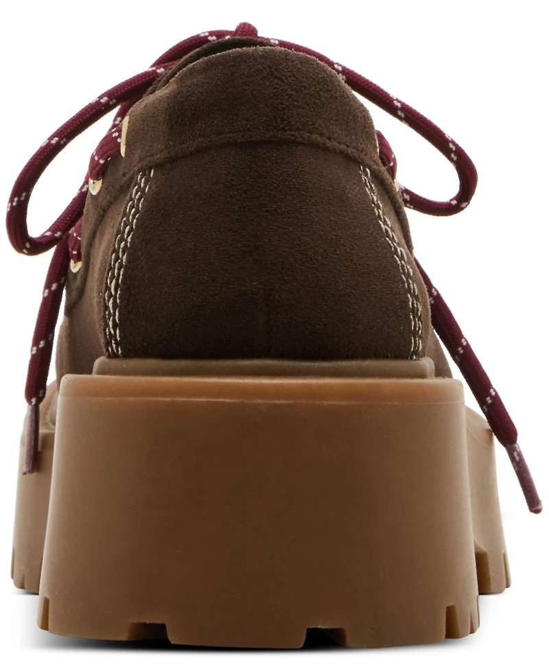 Madden Girl Caden Platform Lug-Sole Boat Shoes