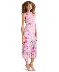 Steve Madden Women's Lanetta Asymmetric-Hem Midi Dress