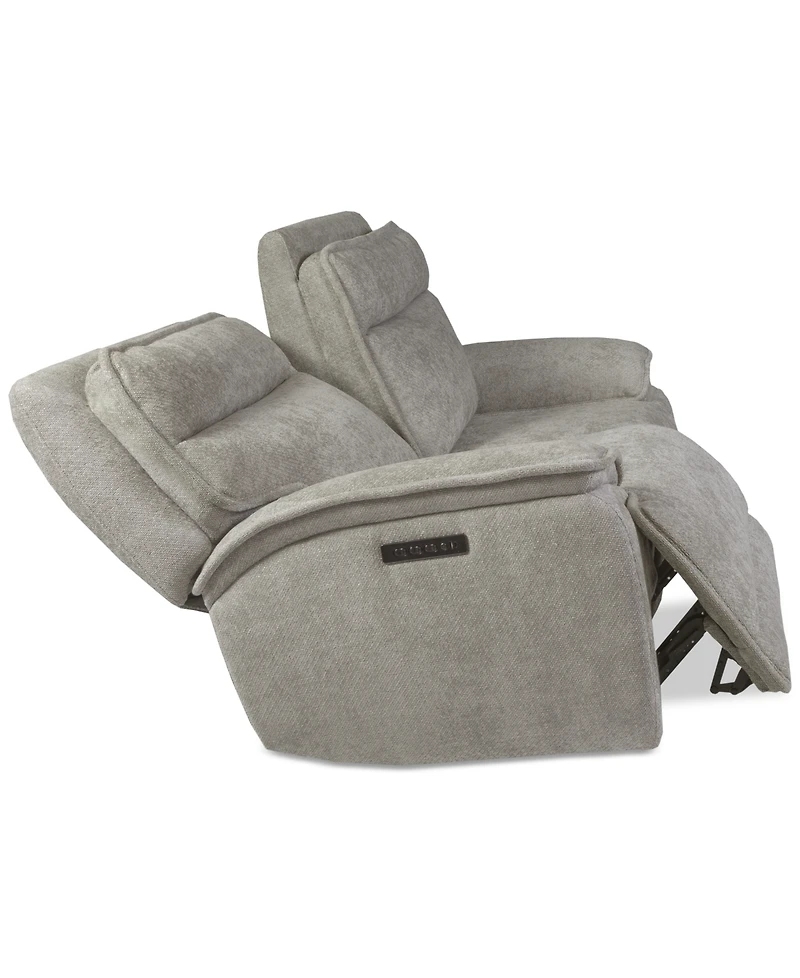 Ozryn 2-Pc. Fabric Sofa with 2 Power Motion Chairs, Exclusively at Macy's