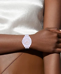 Coach Women's Kitt Lavender Ceramic Bracelet Watch, 38mm