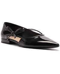 Arezzo Women's Tessa Pointed Toe Ballet Flats