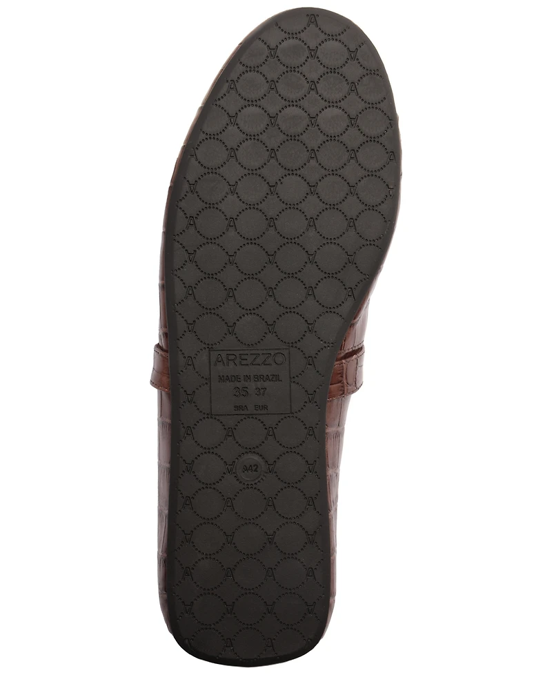 Arezzo Women's Erica Round Toe Ballet Flats