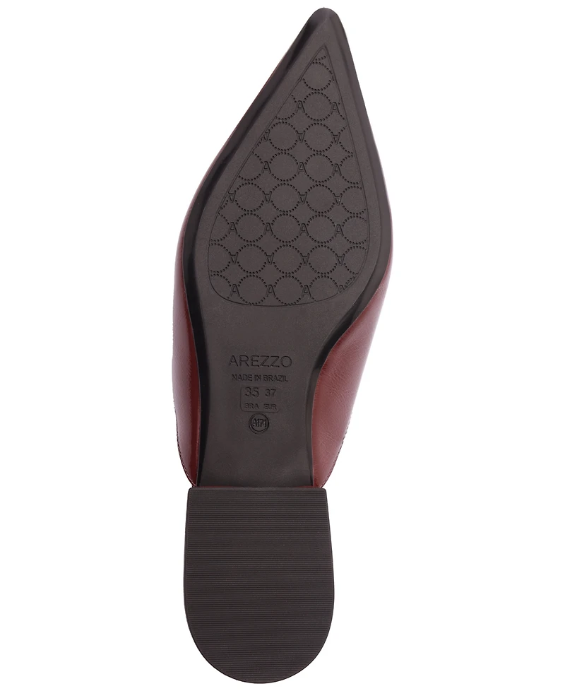 Arezzo Women's Fallon Pointed Toe Ballet Flats