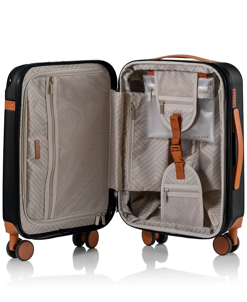 Champs 2-Pc. Vintage Hardside Luggage Set