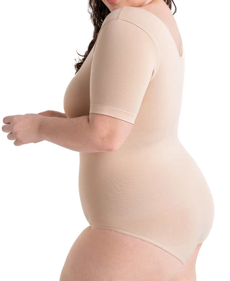 Shapermint Essentials Women's Short Sleeve Bodysuit 95006