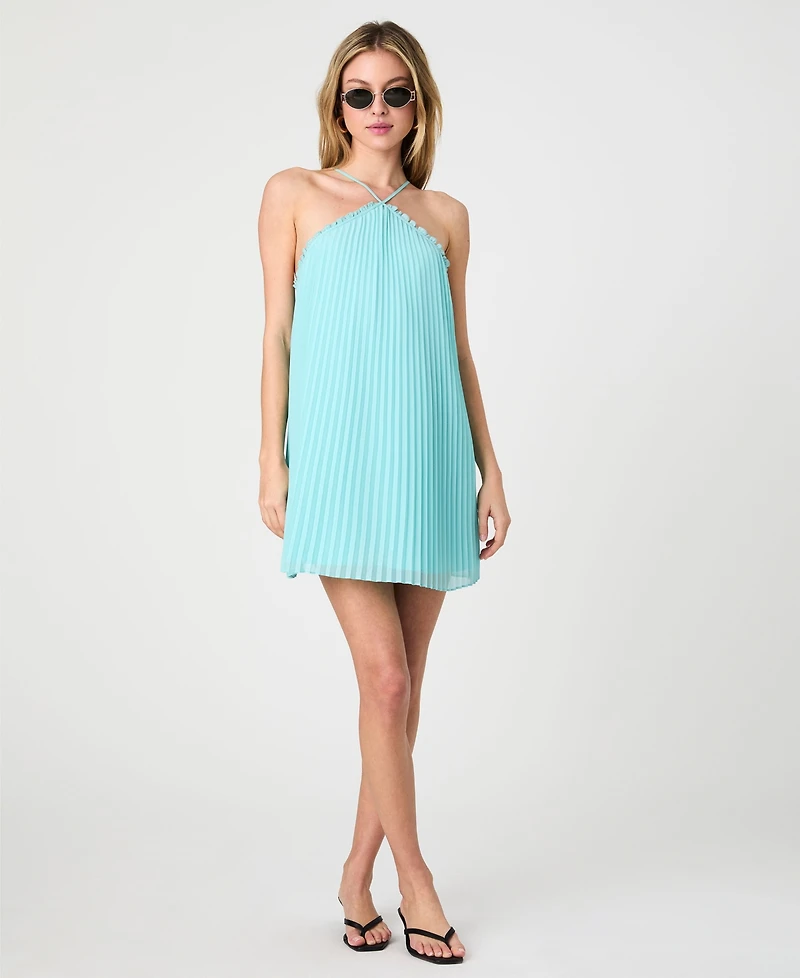 French Connection Women's Sunburst Sleeveless Dress