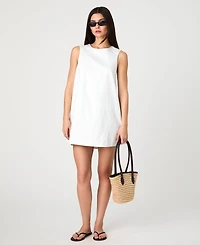 French Connection Women's Cotton Pinstriped Shift Dress