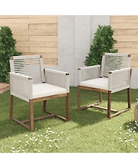 Outdoor Dining Chairs Set of 2