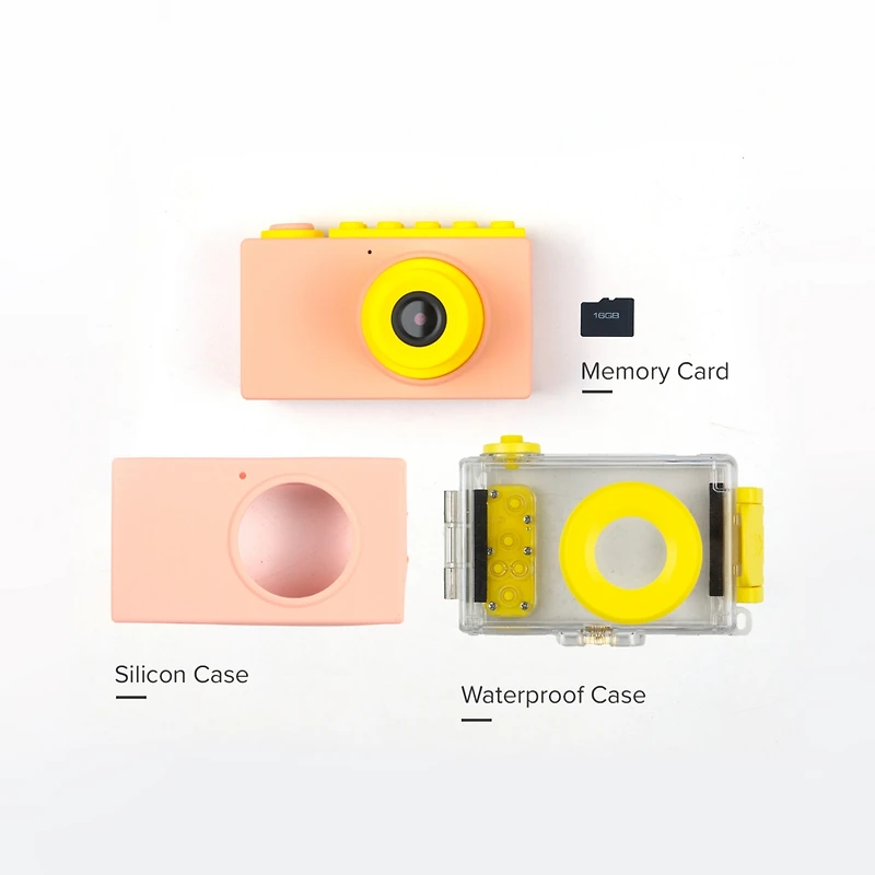 myFirst Camera 2 () Kids Action Camera with IPX8 Waterproof & Shockproof Case, 1080p Video 8MP Photo, Tripod Mount, Action Camera for Swimming