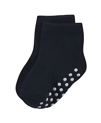 Touched by Nature Baby Girls 8Pk Organic Non Skid Crew Socks