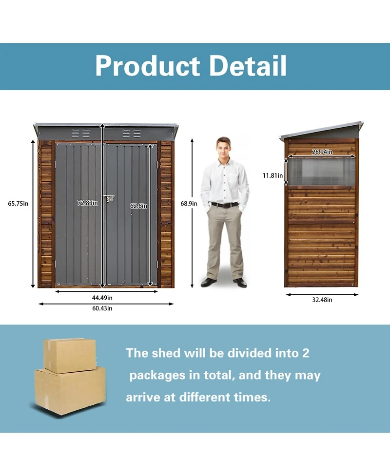 Streamdale Iron-wood tool shed, Nature meets function