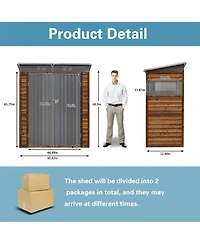 Streamdale Iron-wood tool shed, Nature meets function