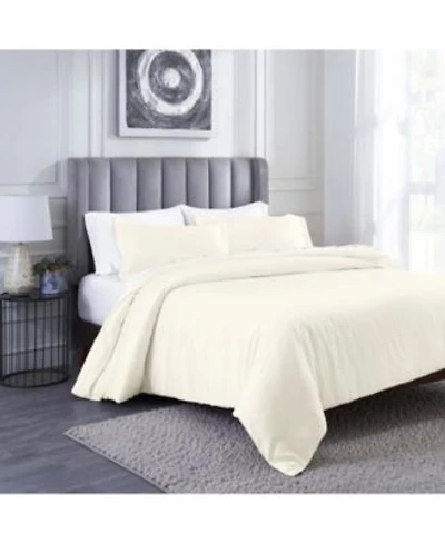 Superior Modal From Beechwood 400 Thread Count Lightweight Cooling Solid Duvet Cover Set