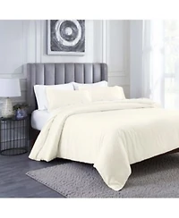 Superior Modal From Beechwood 400 Thread Count Lightweight Cooling Solid Duvet Cover Set