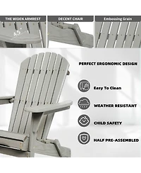 Streamdale 2 Wooden Folding Adirondack Chairs