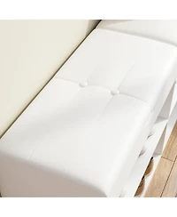 Shoe bench with 2 Seats and 3 Layers of Brackets