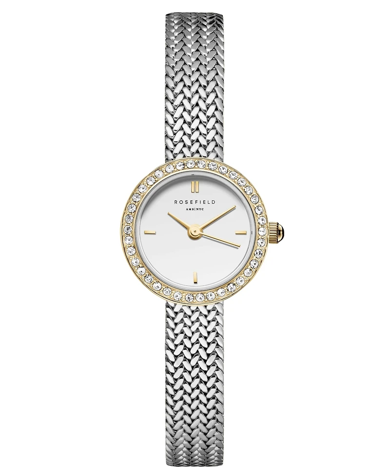 Rosefield Mini Small Edit Women's Two Tone Stainless Steel Bracelet Watch 20.4mm
