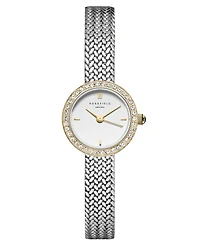 Rosefield Mini Small Edit Women's Two Tone Stainless Steel Bracelet Watch 20.4mm