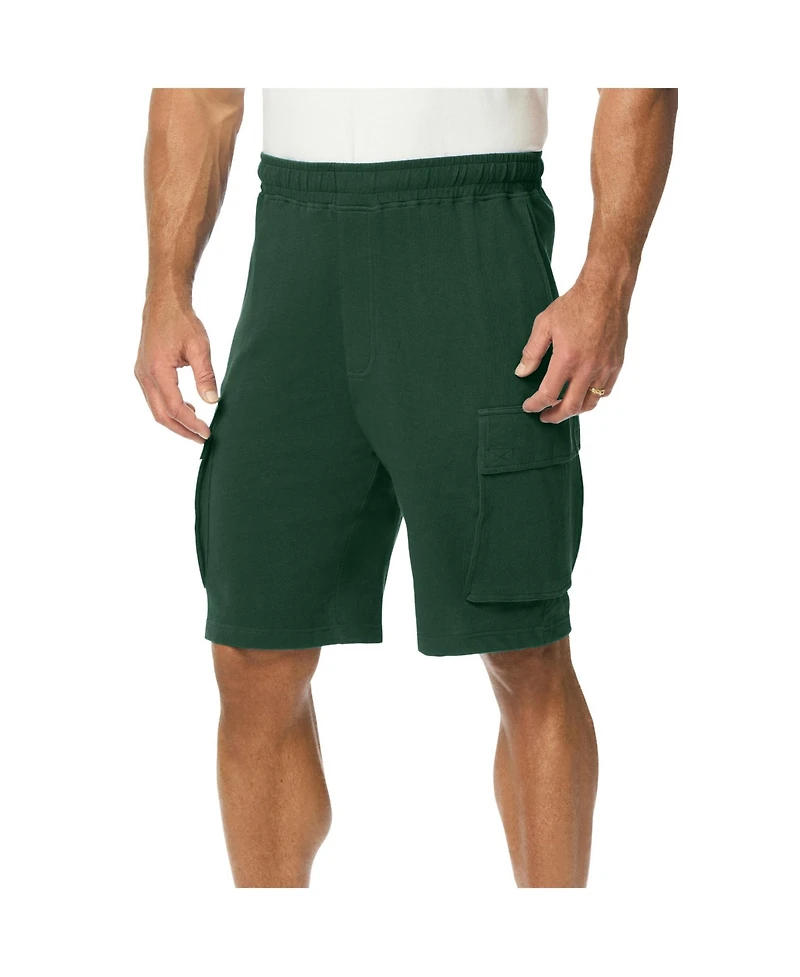 KingSize Men's French Terry Cargo Shorts