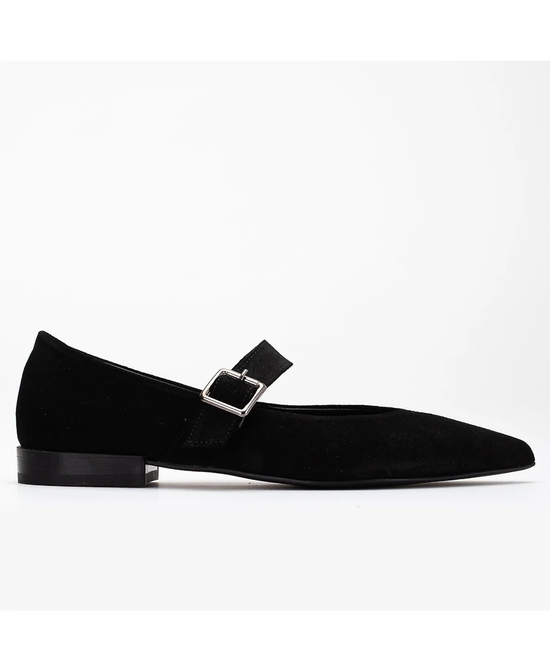 Willow Leather Mary Jane Flats