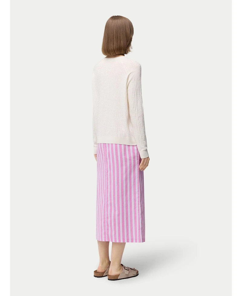 Gobi Cashmere Women's Silk Cashmere Textured Sweater