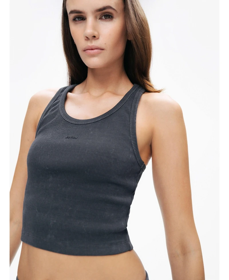 Nocturne Women's Ribbed Crop Top