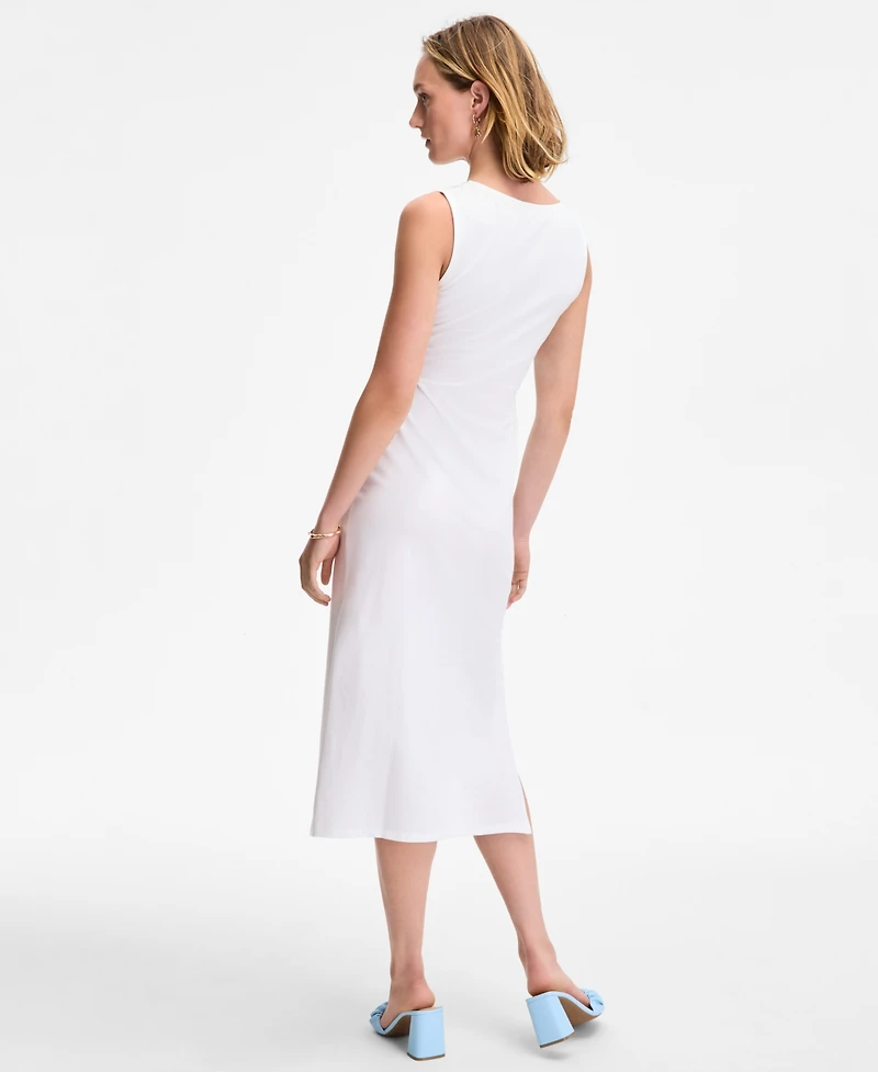 On 34th Women's Side-Tie Tank Midi Dress, Exclusively at Macy's