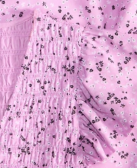 On 34th Women's Printed Smocked Flutter-Sleeve Midi Dress, Exclusively at Macy's