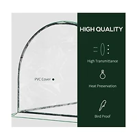 Mini Greenhouse with Pvc Cover, Ideal for Protecting Plants and Seedlings Indoors and Outdoors