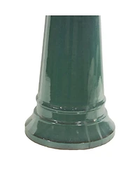 Rennes Ceramic Bird Bath - Turquoise - 22.5" H