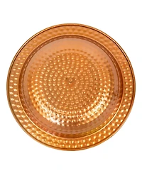 Outdoor Deck-Mounted Bird Bath or Bird Feeder with Copper Finish - 12"
