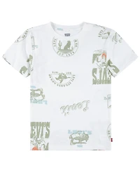 Levi's Big Boys Heritage All-Over Print T-Shirt