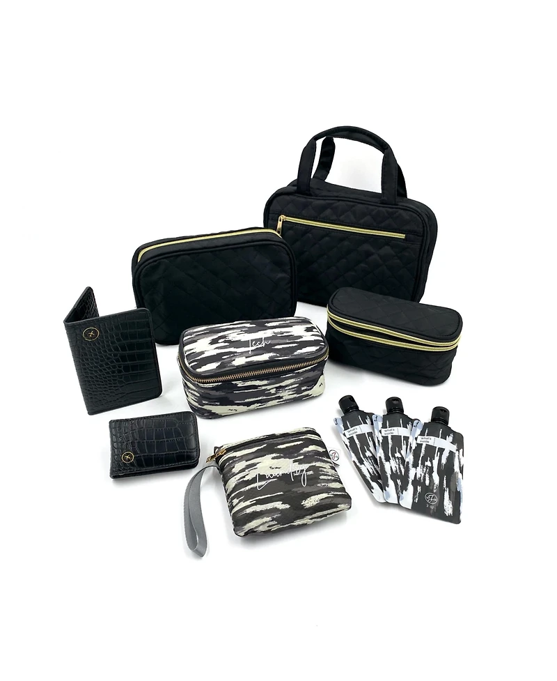 Ms. Jetsetter Travel Trio (3 Pieces) with Jewelry Case, Makeup and Toiletry Bag | Accessories