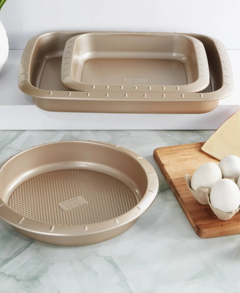 BergHOFF Balance 3-Piece Nonstick Carbon Steel Cake Pan Set