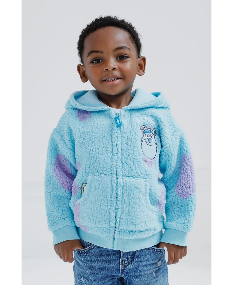 Monsters Inc. Baby Boys Disney Cosplay Hoodie Cozy Sherpa
