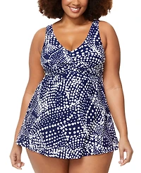 Raisins Curve Trendy Plus Lucia Swim Dress