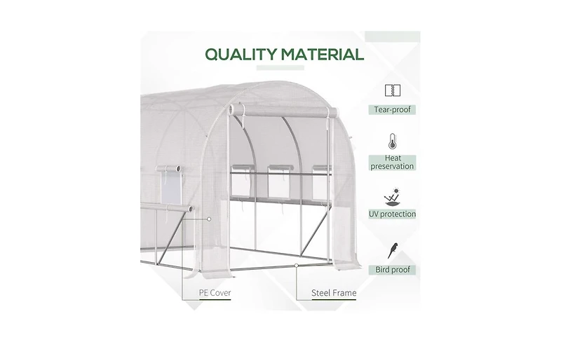 Outdoor Greenhouse for Gardening – Durable Plant Growing Shelter