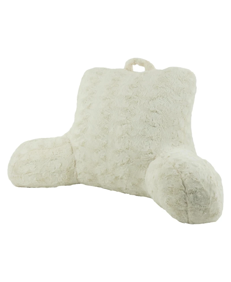 Arlee Home Fashions Sutton Place Alena Faux-Fur Backrest Pillow, 33" x 18"