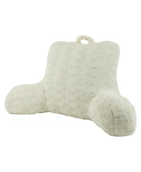 Arlee Home Fashions Sutton Place Alena Faux-Fur Backrest Pillow, 33" x 18"