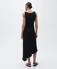 Mango Women's Long Asymmetric Dress