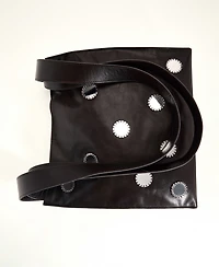 Mango Women's Double-Handle Leather Shoulder Bag