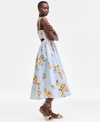 On 34th Women's Printed Cutout-Back Midi Dress, Exclusively at Macy's