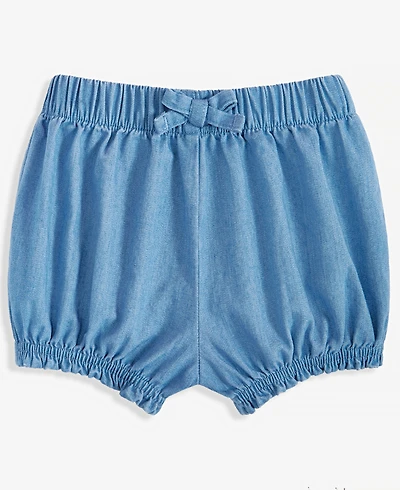 First Impressions Baby Girls Denim Bubble Shorts, Exclusively at Macy's