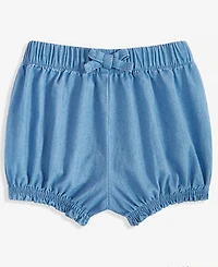 First Impressions Baby Girls Denim Bubble Shorts, Exclusively at Macy's