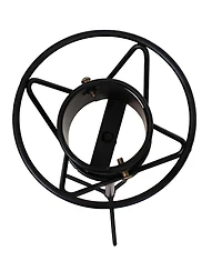 Outdoor In-Ground Steel Gazing Globe Stand - 24" - Black