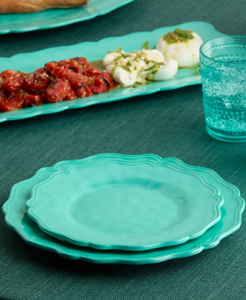 Certified International Isabella Crackle Melamine 4-Pc. Salad Plates, Service For 4