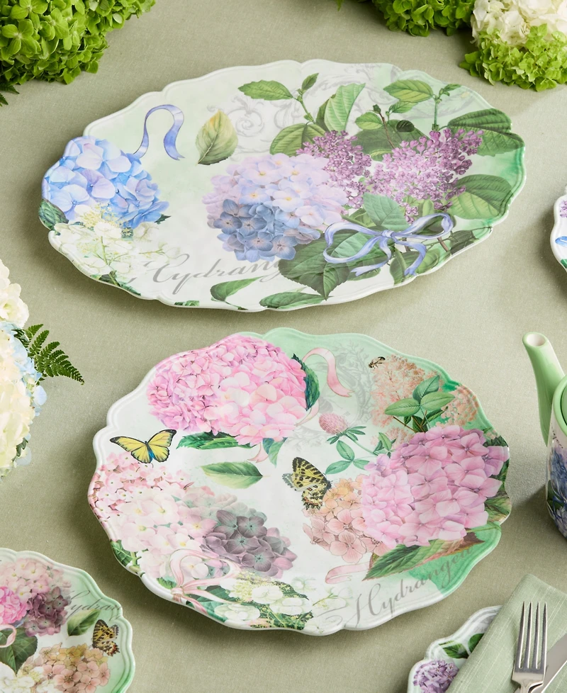Certified International Garden Path Melamine Platters, Set of 2