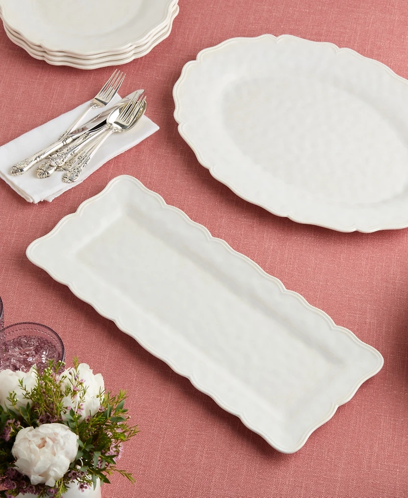 Certified International Isabella Crackle Melamine Platters, Set of 2