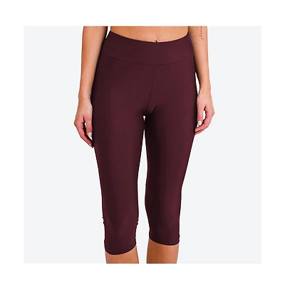 Calypsa Women's Capri Swim Leggings